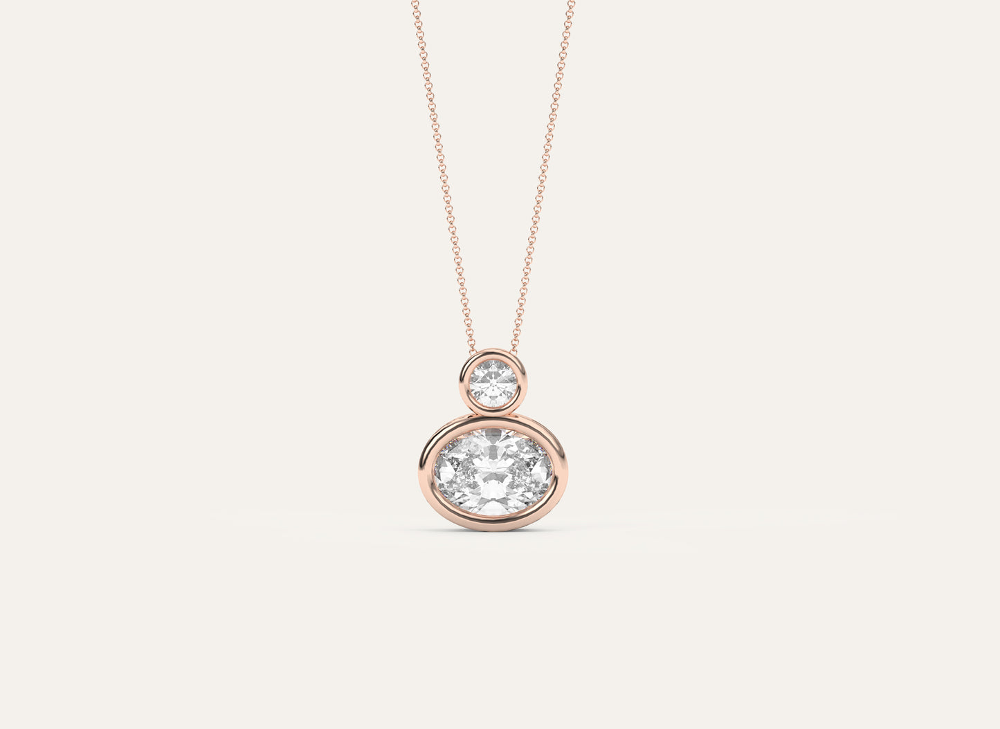 Oval Pendent | Lab Grown diamond