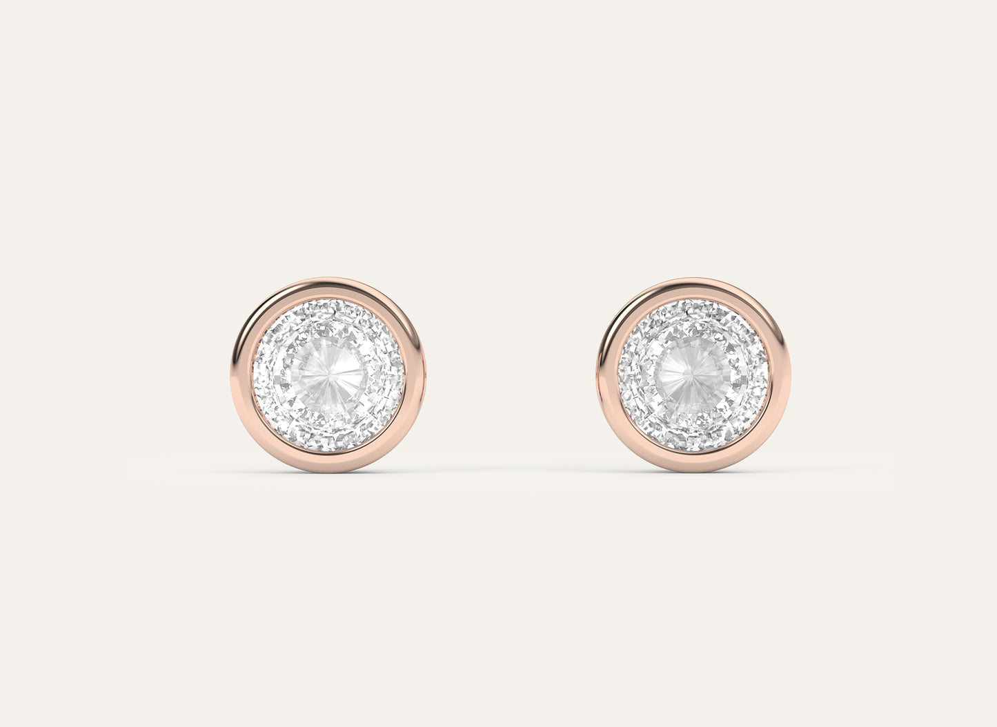 Lab Grown Diamond | Rose cut Studs