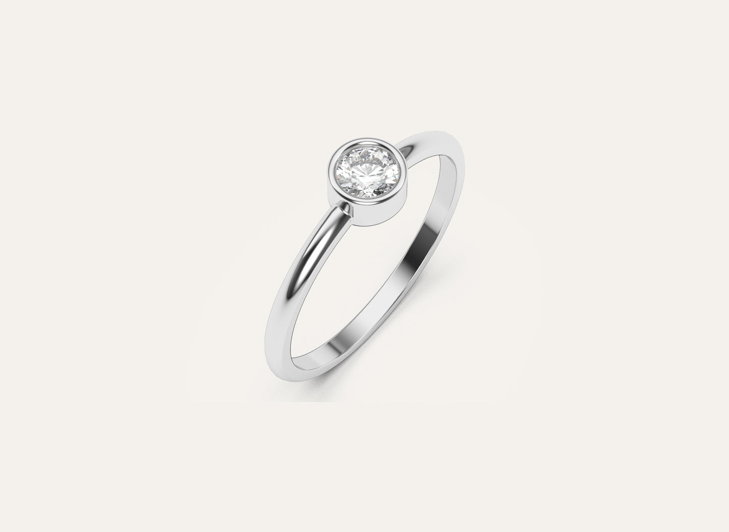 50 cents Ring | Lab Grown Diamond