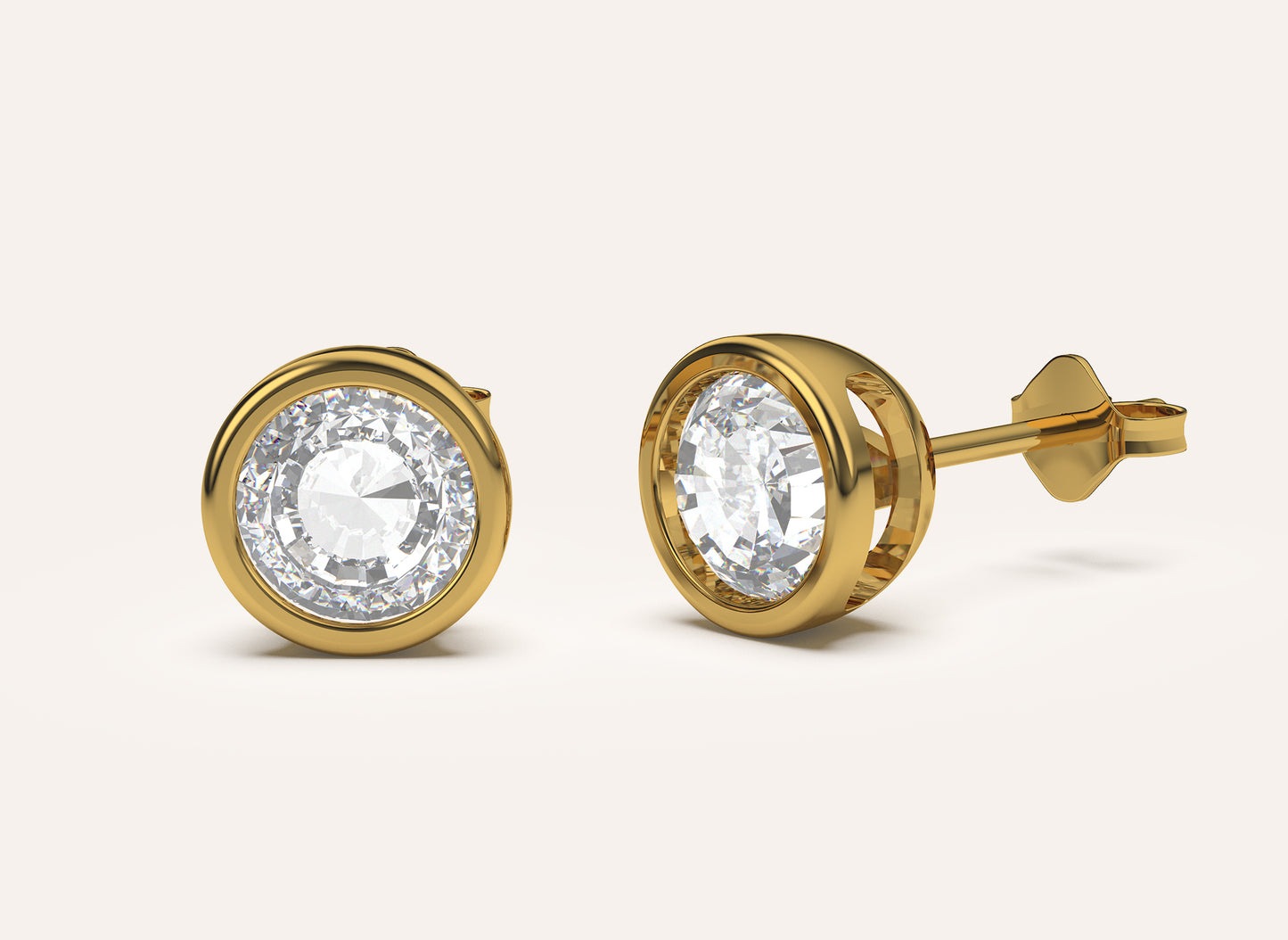 Lab Grown Diamond | Rose cut Studs