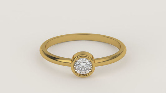 50 cents Ring | Lab Grown Diamond